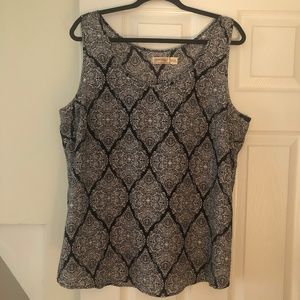 Printed Plus Size Tank Shell XXL 20
